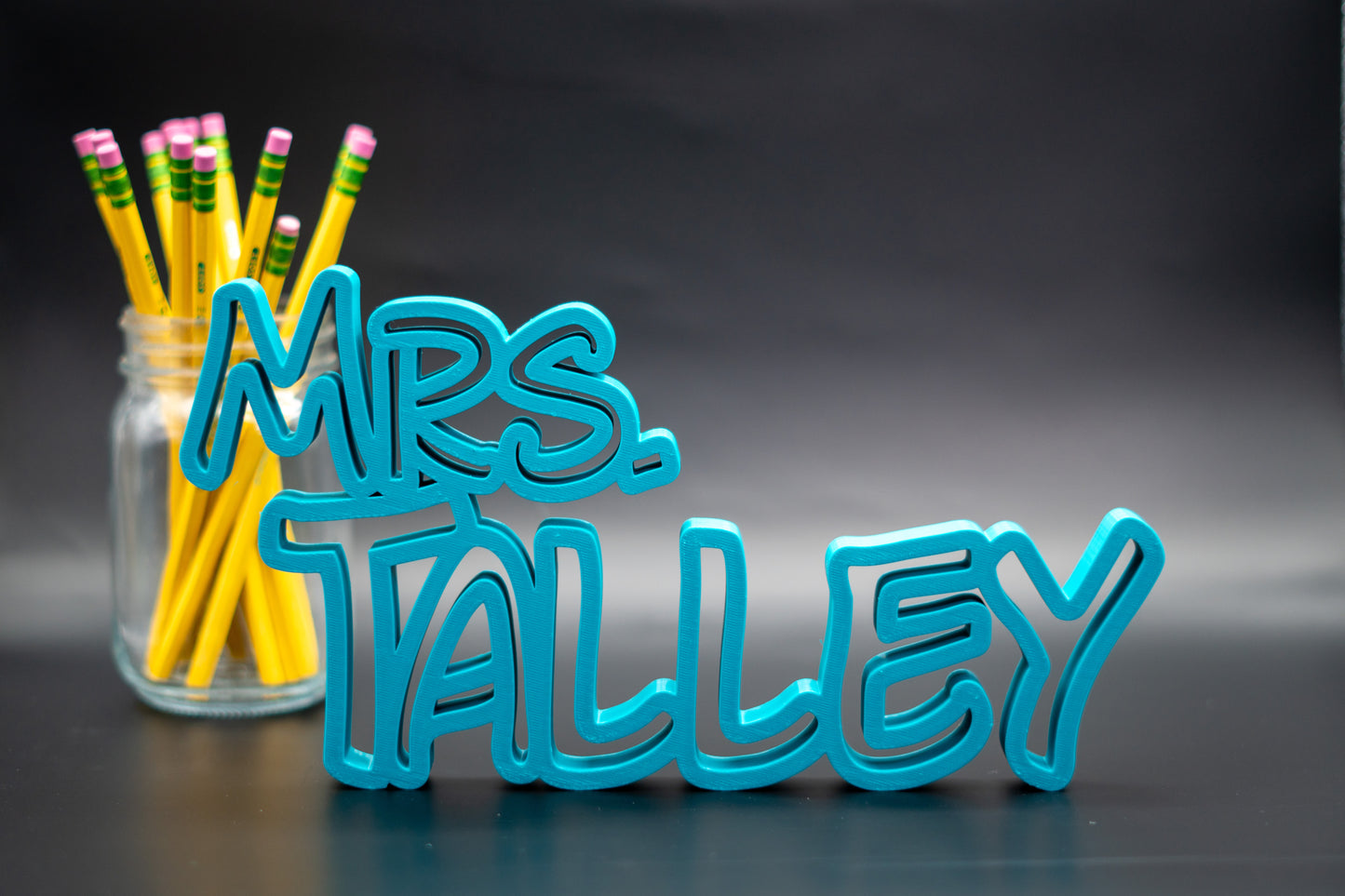Teal Original Name Plate