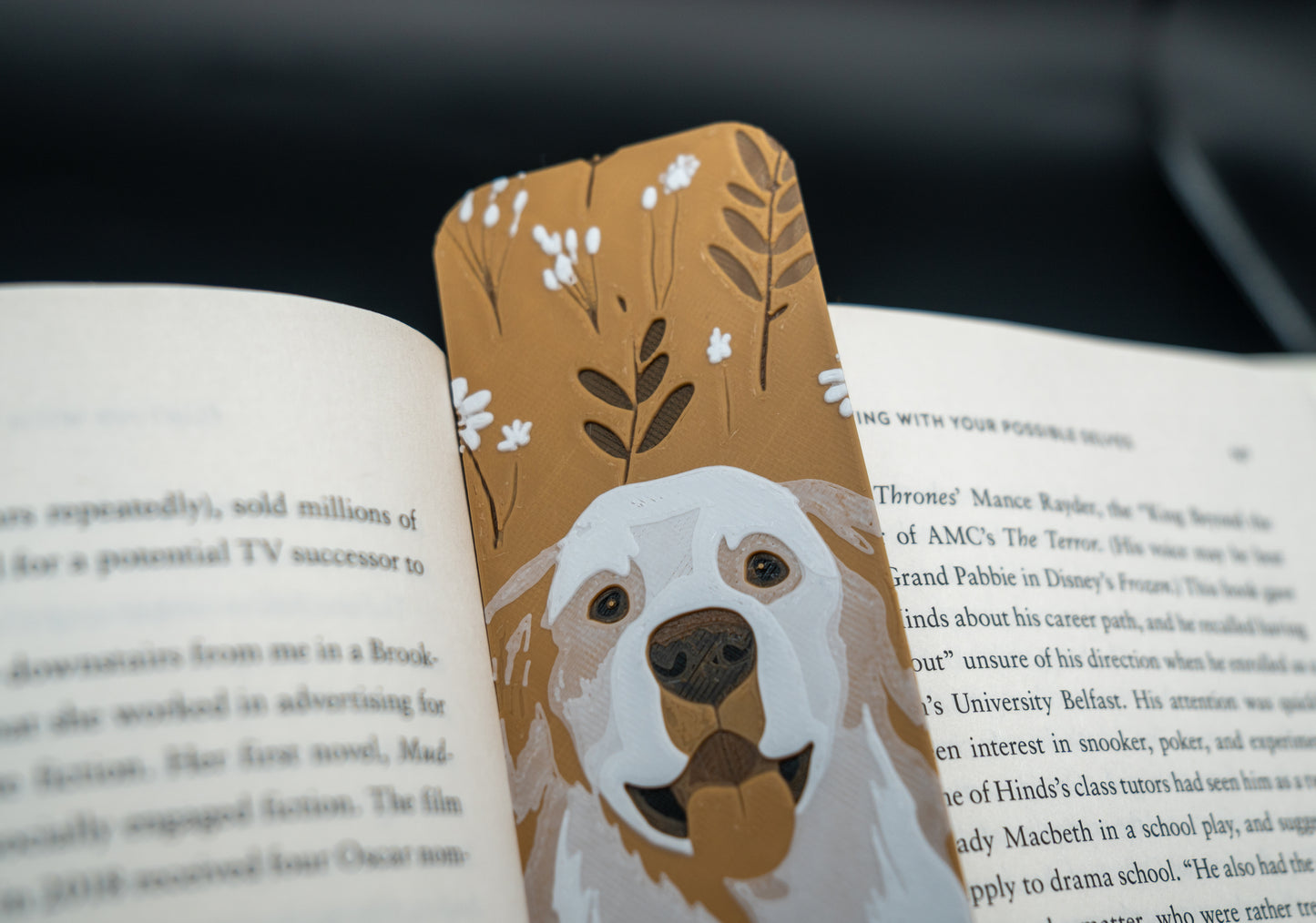 Golden Retriever Bookmark