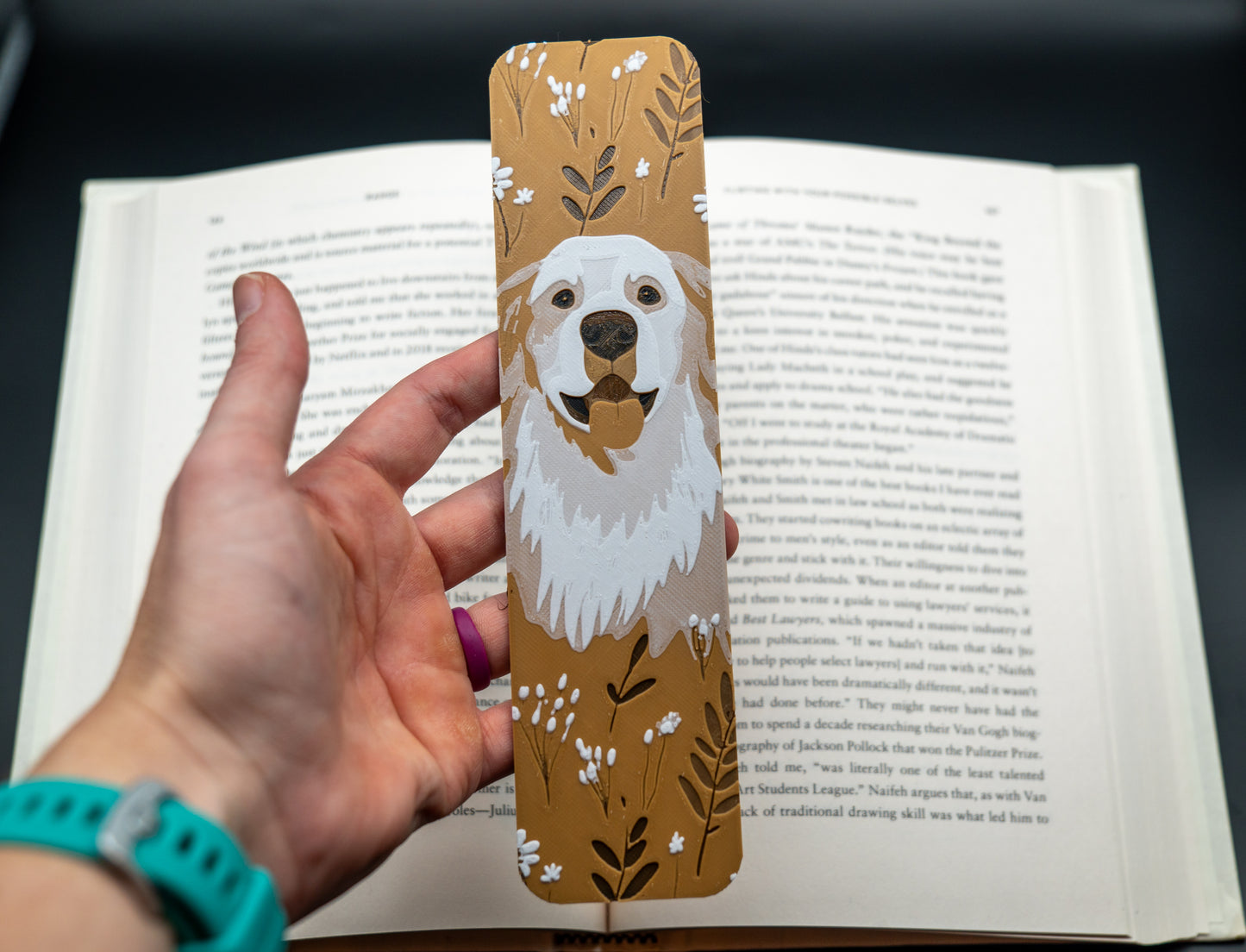 Golden Retriever Bookmark