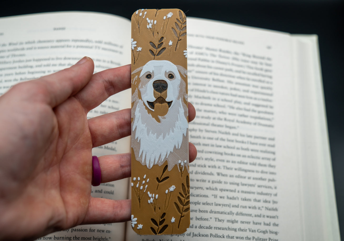 Golden Retriever Bookmark