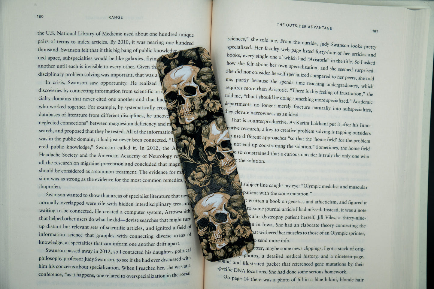 Skulls Bookmark
