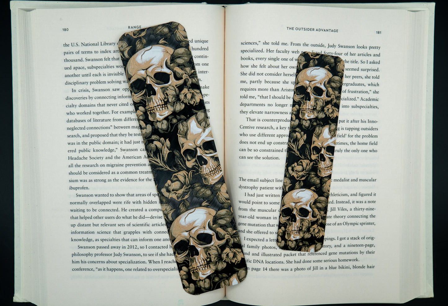 Skulls Bookmark