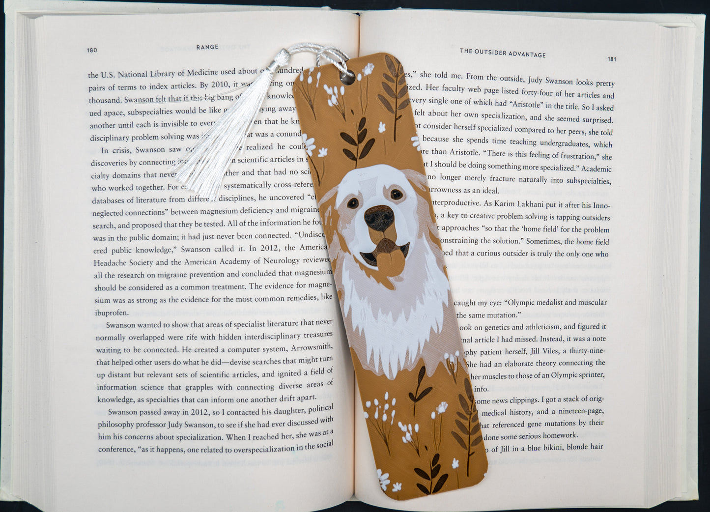 Golden Retriever Bookmark