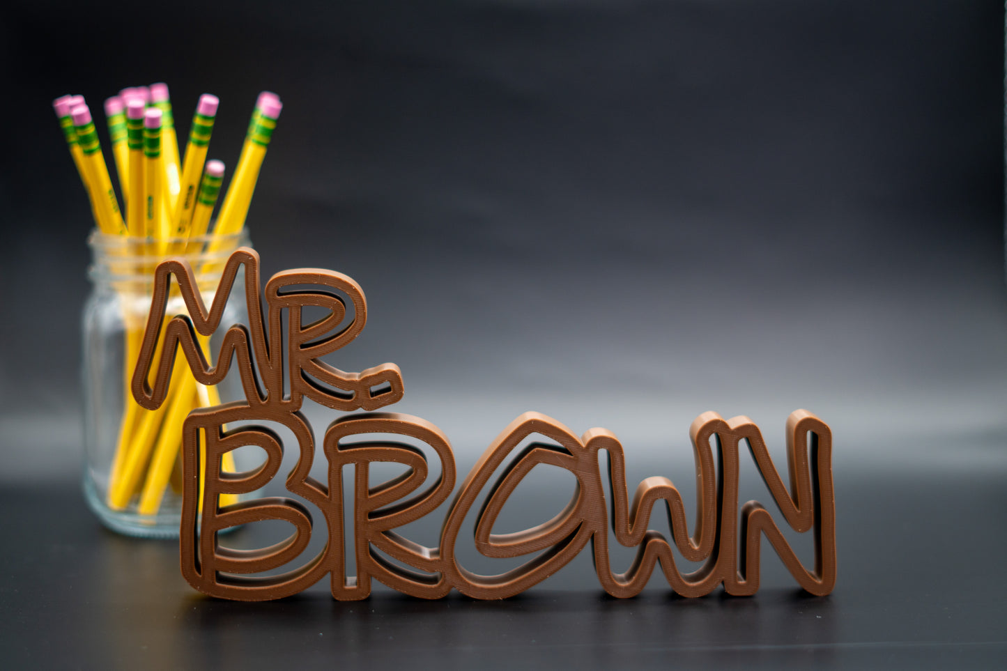 Brown Original Name Plate