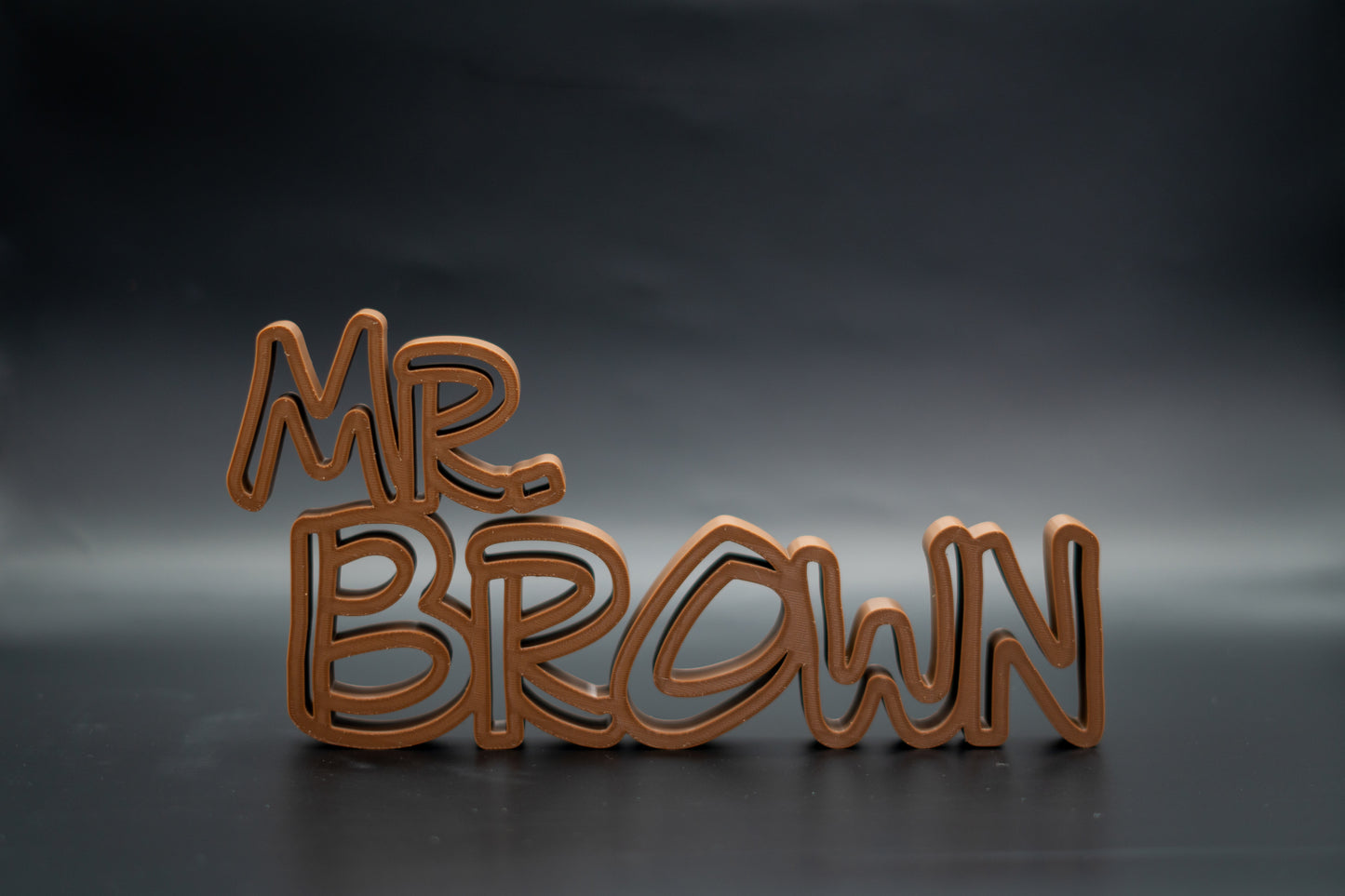 Brown Original Name Plate