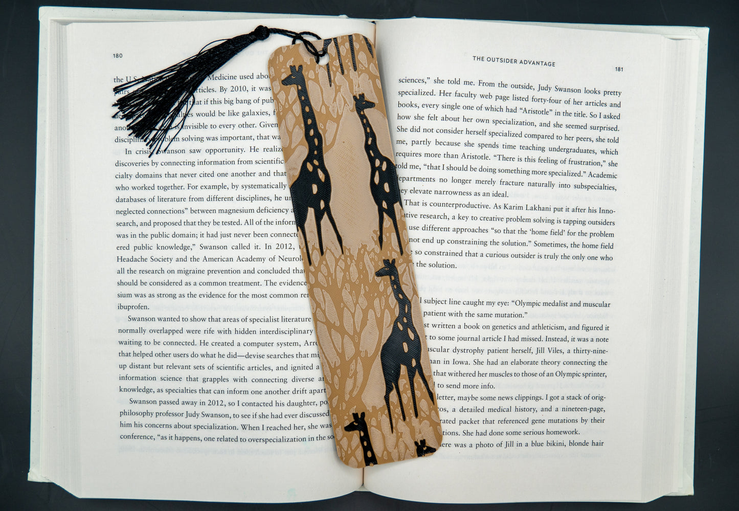 Giraffe Bookmark