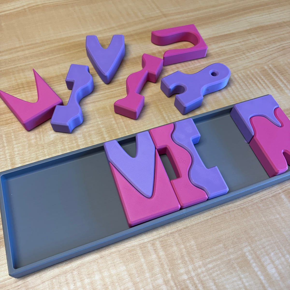 Personalized Name Puzzle 3MF Files | A–Z Alphabet + Commercial License