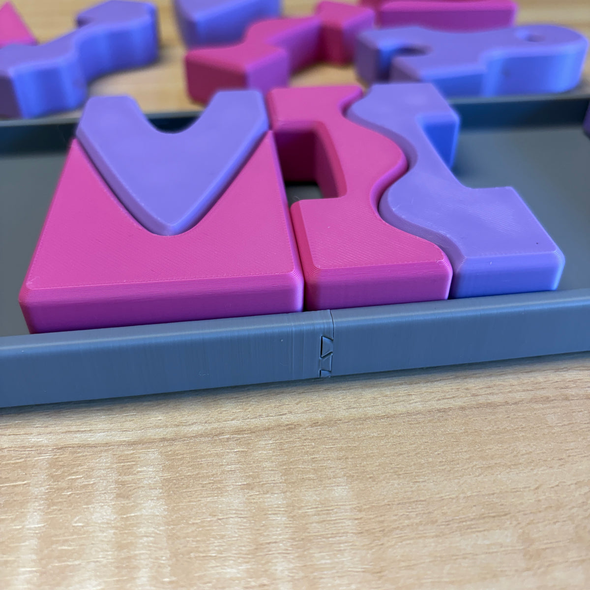 Personalized Name Puzzle 3MF Files | A–Z Alphabet + Commercial License